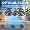 Квадрокоптер XKJ K200 MAX — дрон з HD камерою, БК моторами, Optical Flow, тристороннім уникненням перешкод, пультом 5.9", до 15 хвилин польоту, дальністю до 100 м, сірий